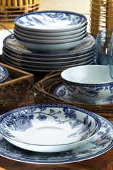 ZG24Y2420939016 Blau Weiß 100 % PORZELLAN