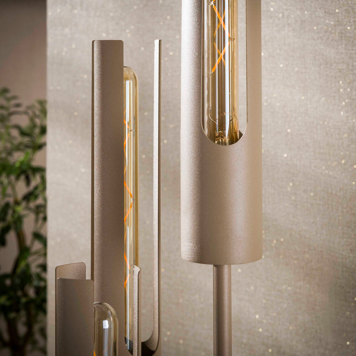 Stehleuchte Judy 5-flammig gestuft beige