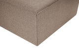 Modulare Bank 3-Sitzer mit Hocker Fora Brown