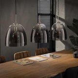 Industrielle Hanglampe Lotte 3-Licht-Farbgradienten