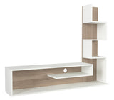 TV -Möbel Set Metehan White Cordoba Melamin 120x33.1x cm