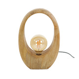 Tischlampe Brenn Mangoholz 43 cm