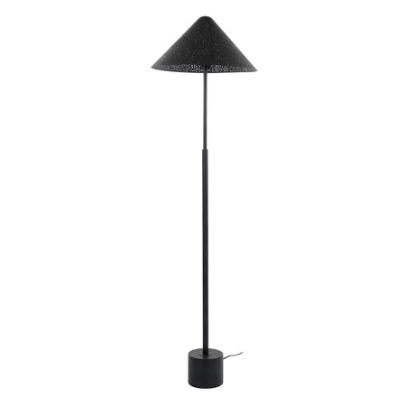 Stehlampe Kenneth Metall schwarz - Outlet 