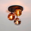 Deckenleuchten - Deckenlampe Ada 3 - helles Glas - Dimehouse