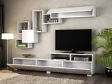 TV -Möbel Set Elit White Melamin 210x46.8x36.8 cm