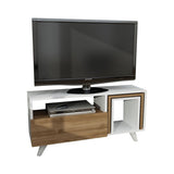 TV -Möbel Set Novella White Walnut Melamine 90x51x29.5 cm