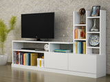 TV -Möbel Set Dolunay White Melamin 164.4x91.3x25 cm