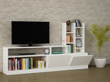 TV -Möbel Set Dolunay White Melamin 164.4x91.3x25 cm