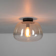 Hängelampen - Deckenlampe Noma Shaded Amber Glas 36x22 cm - Dimehouse