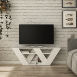 TV -Möbel Pipralla White Melamin 110x40x30 cm