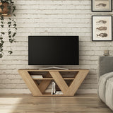 TV -Möbel Pipralla Oak Melamin 110x40x30 cm