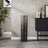 Stehlampe Zylinder Brick 90 cm schwarz braun 