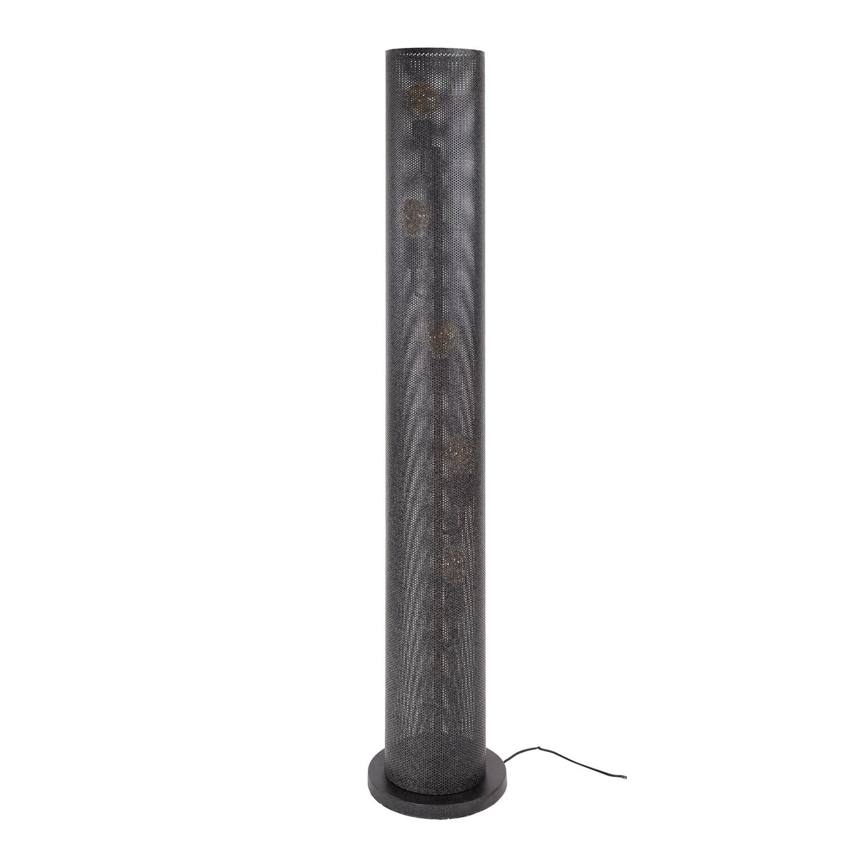 Stehlampe Knox 5-flammig Mesh schwarz 