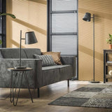 Vloerlamp Sienna DH Interior Charcoal LxBxH 61x32x25 Metaal Sfeerfoto schuin vooraanzicht