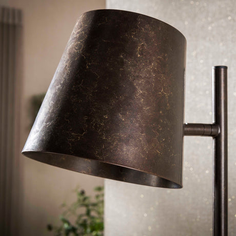 Sienna Stehlampe Industrial Anthrazit Metall
