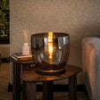 Stehlampen - Stehlampe Dain UP XL Chromfarbenes Glas - Dimehouse