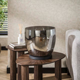 Stehlampe Dain UP XL Chromfarbiges Glas 