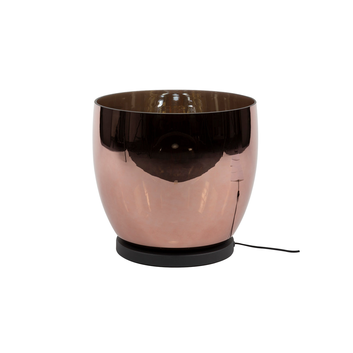 Stehlampe Dain UP XL Kupferfarbenes Glas 