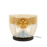 Stehlampe Dain UP XXL Bernsteinglas 