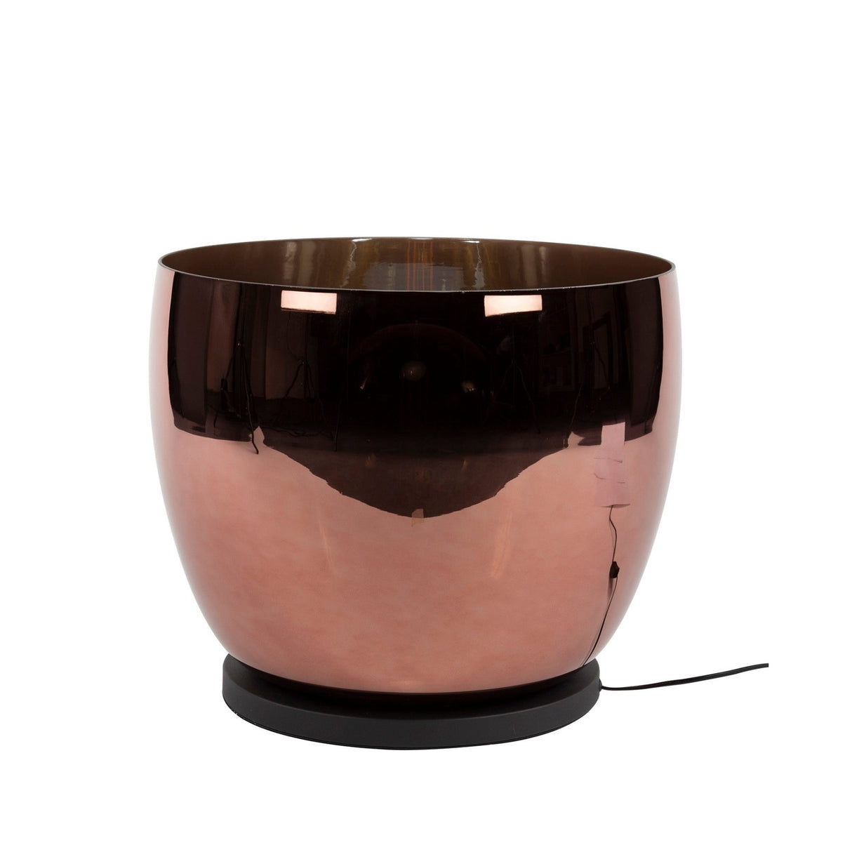 Stehlampe Dain UP XXL Kupferfarbenes Glas 
