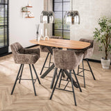 Pendelleuchte Dain 1-Licht Chrom Glas
