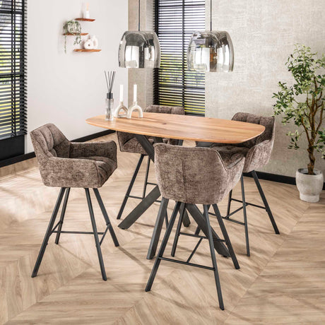 Pendelleuchte Dain 1-Licht Chrom Glas