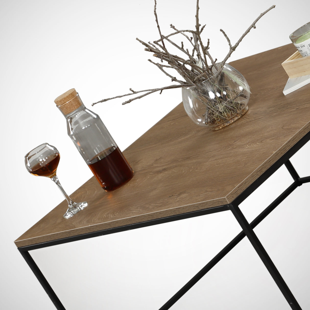 Couchtisch Quadrat 75x75 cm Pola - Holz Melamin 