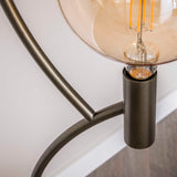 Orion Stehlampe 3-flammig Sienna braun 