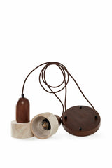 Loer B – Kappe aus Walnuss-Beige-Walnuss-Travertin