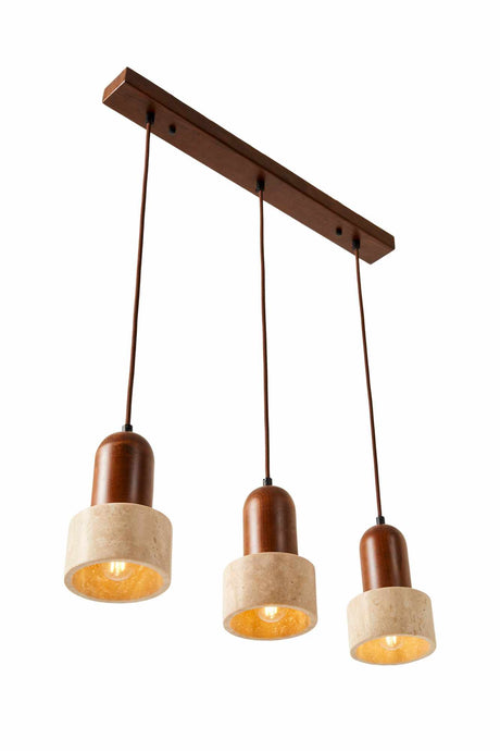 Loer R - Walnussbeige Walnuss-Travertin-Kappe