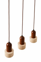 Loer R - Walnussbeige Walnuss-Travertin-Kappe