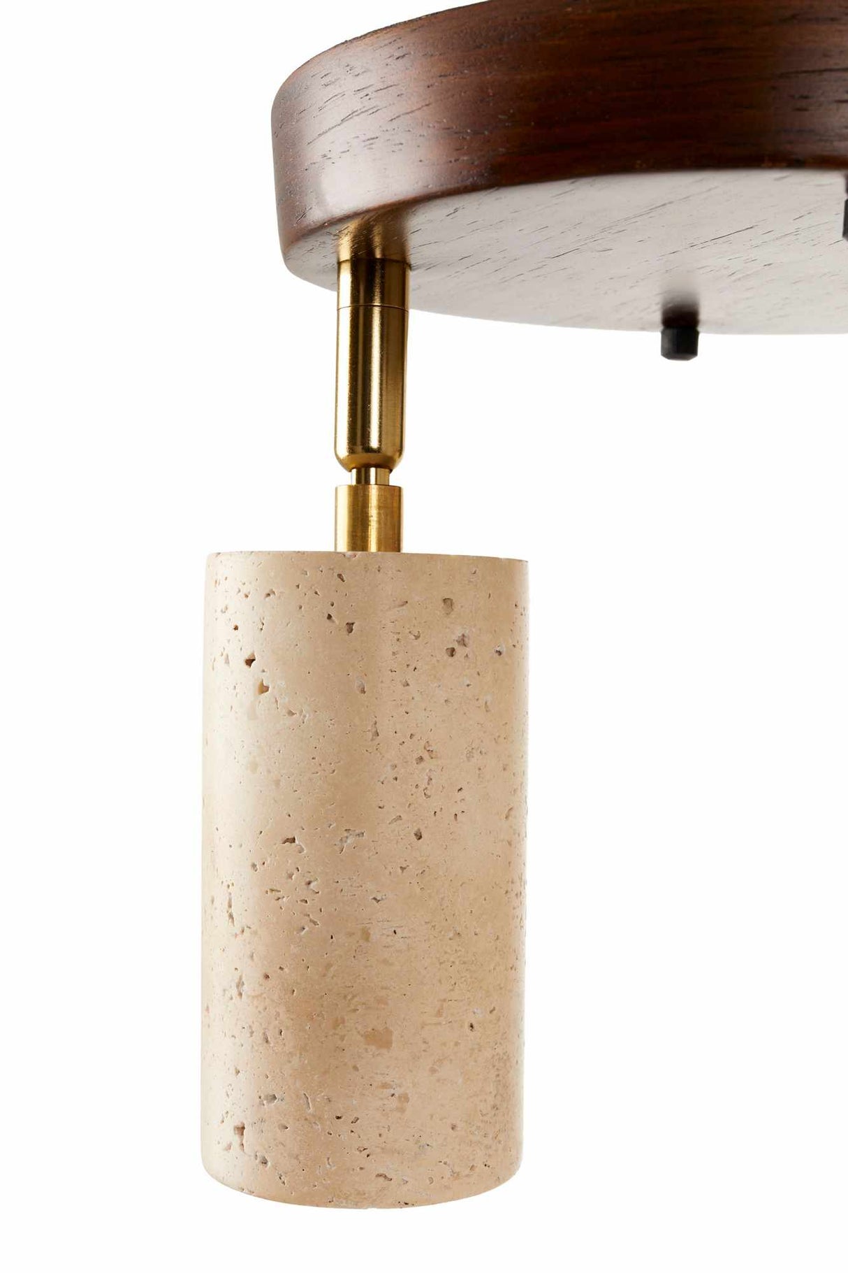Nur B – Kappe aus Walnuss-Beige-Walnuss-Travertin