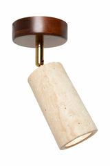 Nur - Walnussbeige Walnuss-Travertin-Kappe