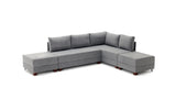 Ecksofa mit Schlaffunktion Right Fly Grey