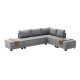 Ecksofa mit Schlaffunktion Right Fly Grey