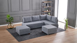 Ecksofa mit Schlaffunktion Right Fly Grey