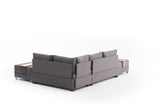 Ecksofa mit Schlaffunktion Right Fly Brown