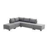 Ecksofa mit Schlaffunktion Left Fly Grey