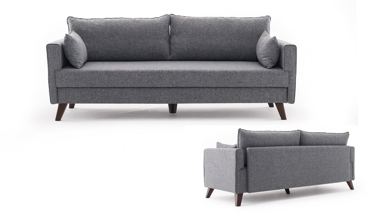 3-Sitzer-Sofa Bella Grey