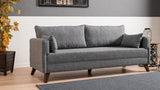 3-Sitzer-Schlafsofa Bella Grey