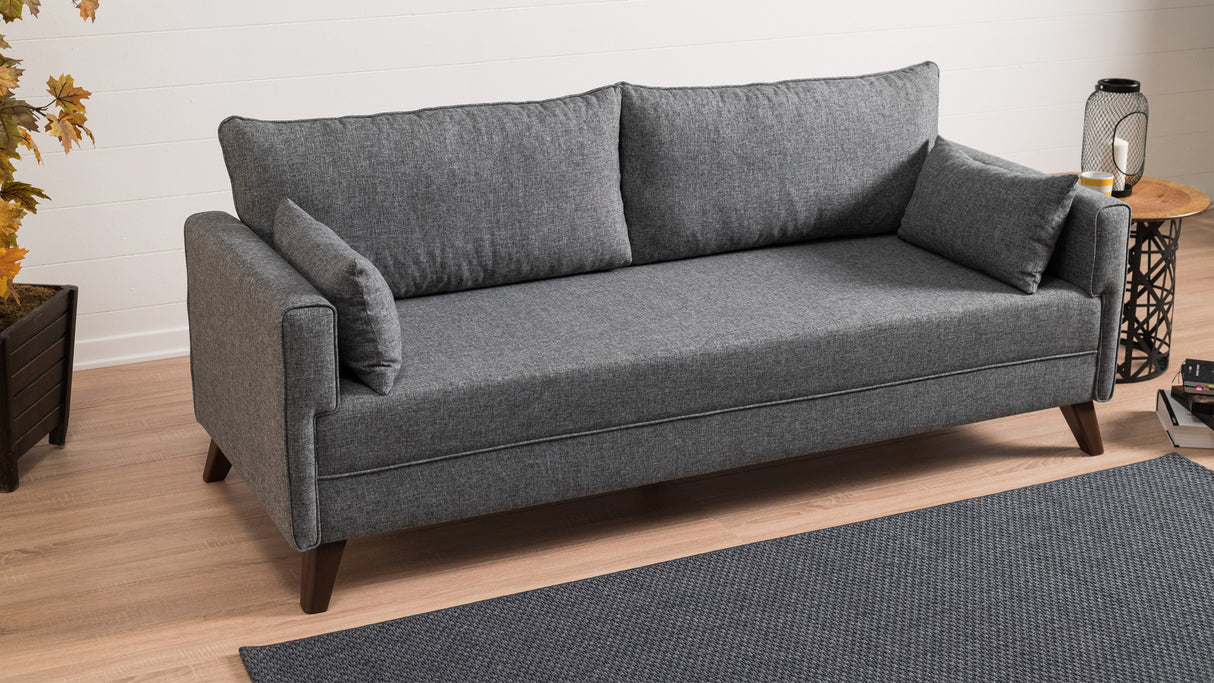 3-Sitzer-Schlafsofa Bella Grey