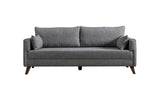 3-Sitzer-Schlafsofa Bella Grey