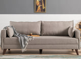 3-Sitzer-Schlafsofa Bella Cream