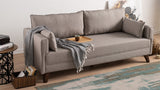 3-Sitzer-Schlafsofa Bella Cream