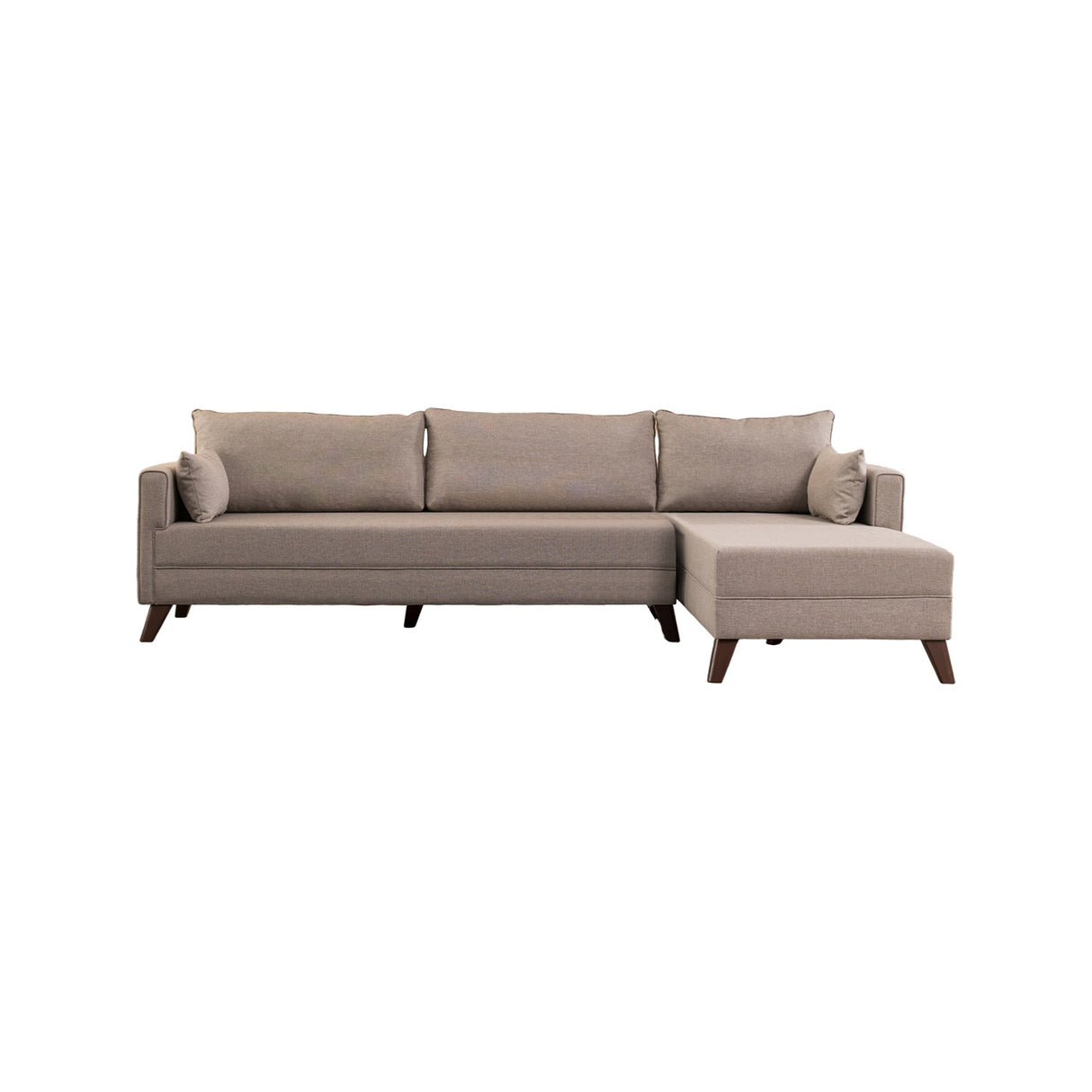 Ecksofa rechts Bella Creme