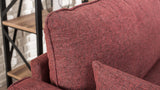 2-Sitzer-Sofa Bella Claret Red