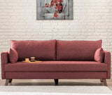 3-Sitzer-Sofa Bella Claret Red