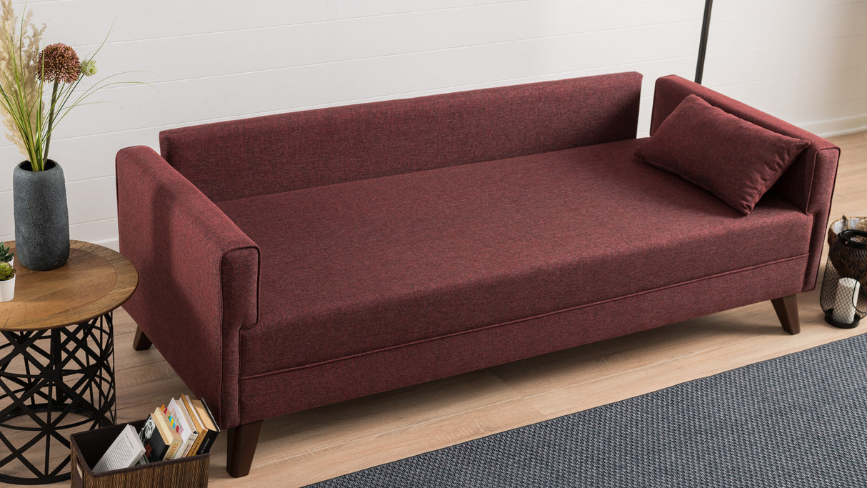 3-Sitzer-Sofa Bella Claret Red