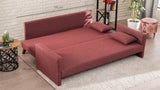 3-Sitzer-Schlafsofa Bella Claret Red