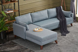 Ecksofa links Bella Blue